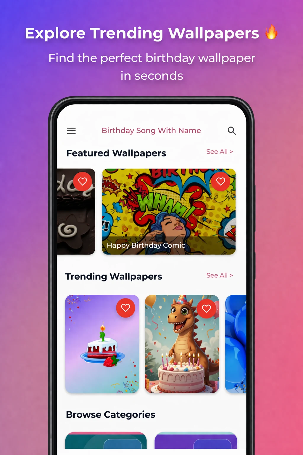 Birthday Song with Name App screenshot